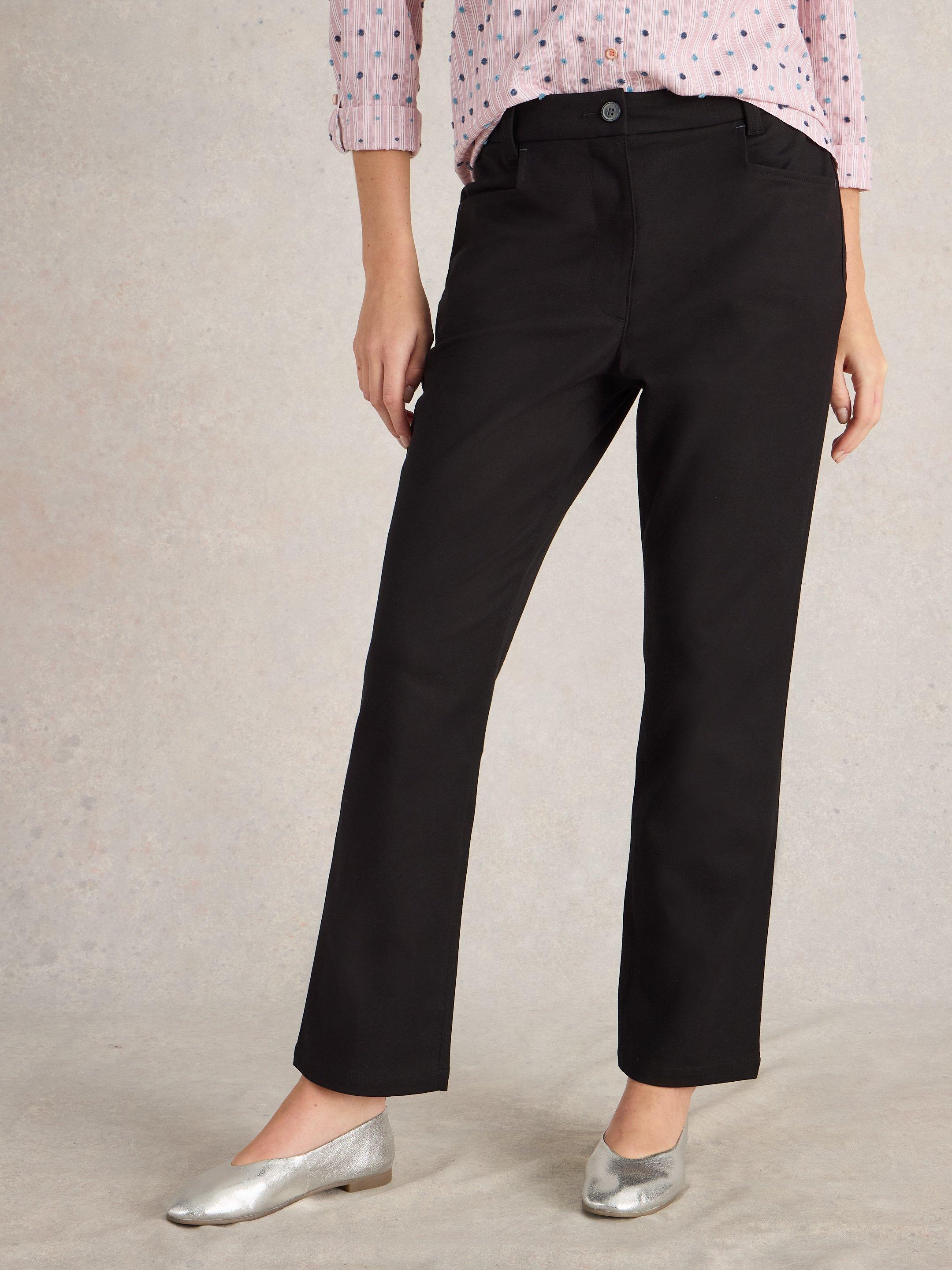 Black Ankle-Length Trousers