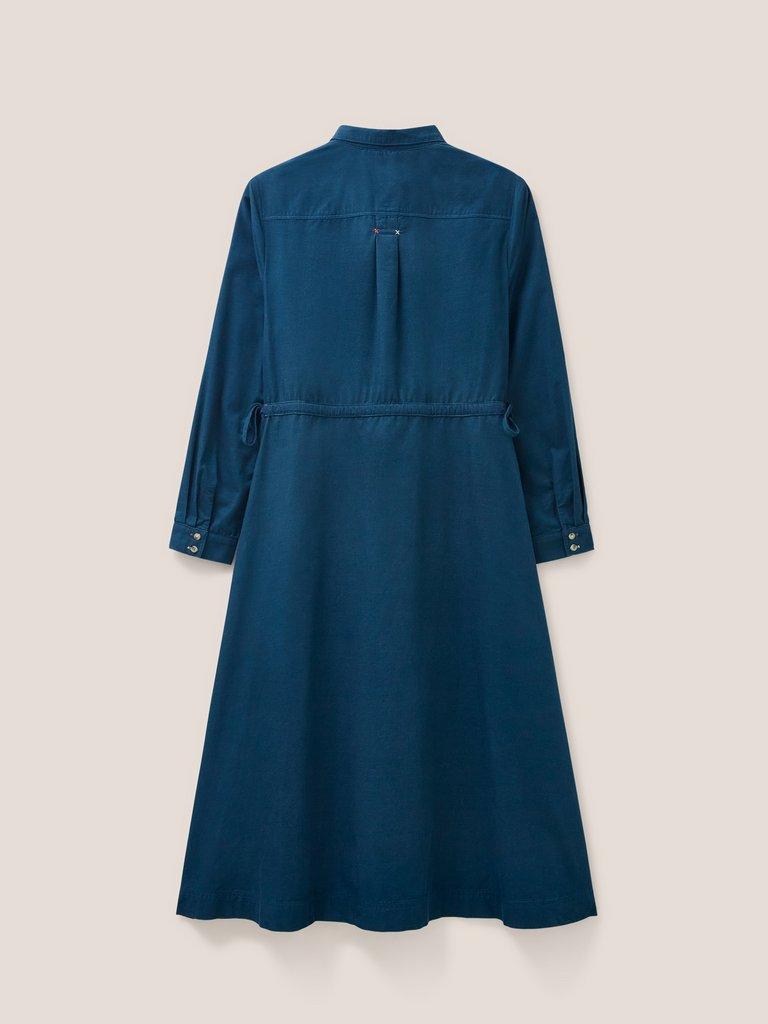 Jade Cord Shirt Midi Dress in DK TEAL | White Stuff