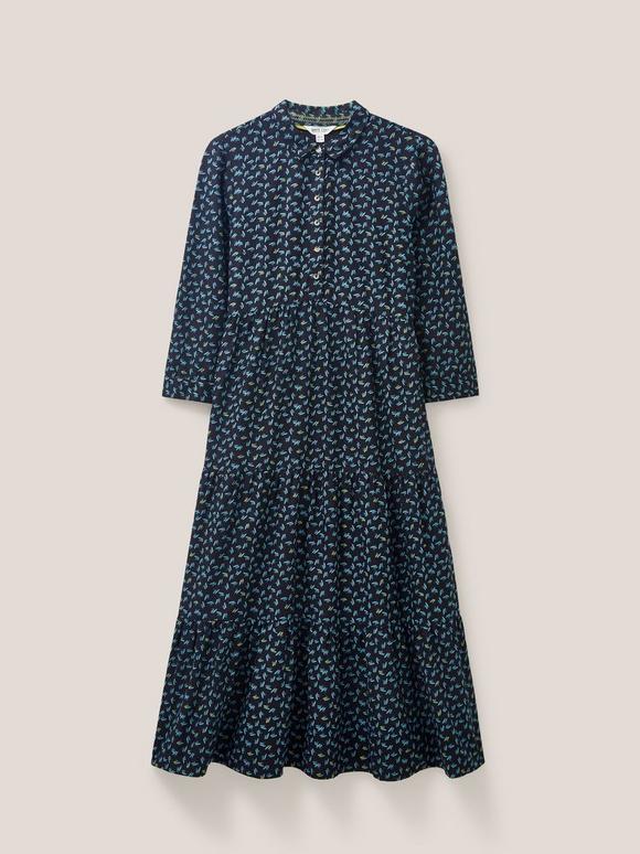 【極美品】REMI RELIEF CHECK SHIRT DRESS Renee Midi Shirt Dress in GREEN MULTI | White Stuff
