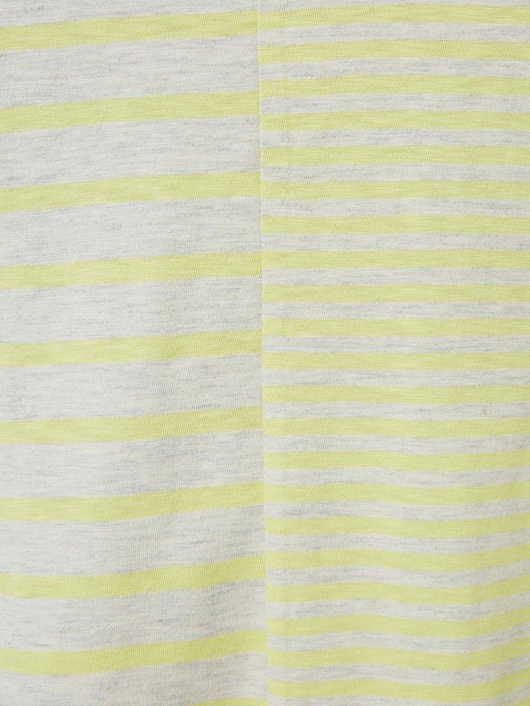 Cassie Stripe T-Shirt in YELLOW MLT - FLAT DETAIL