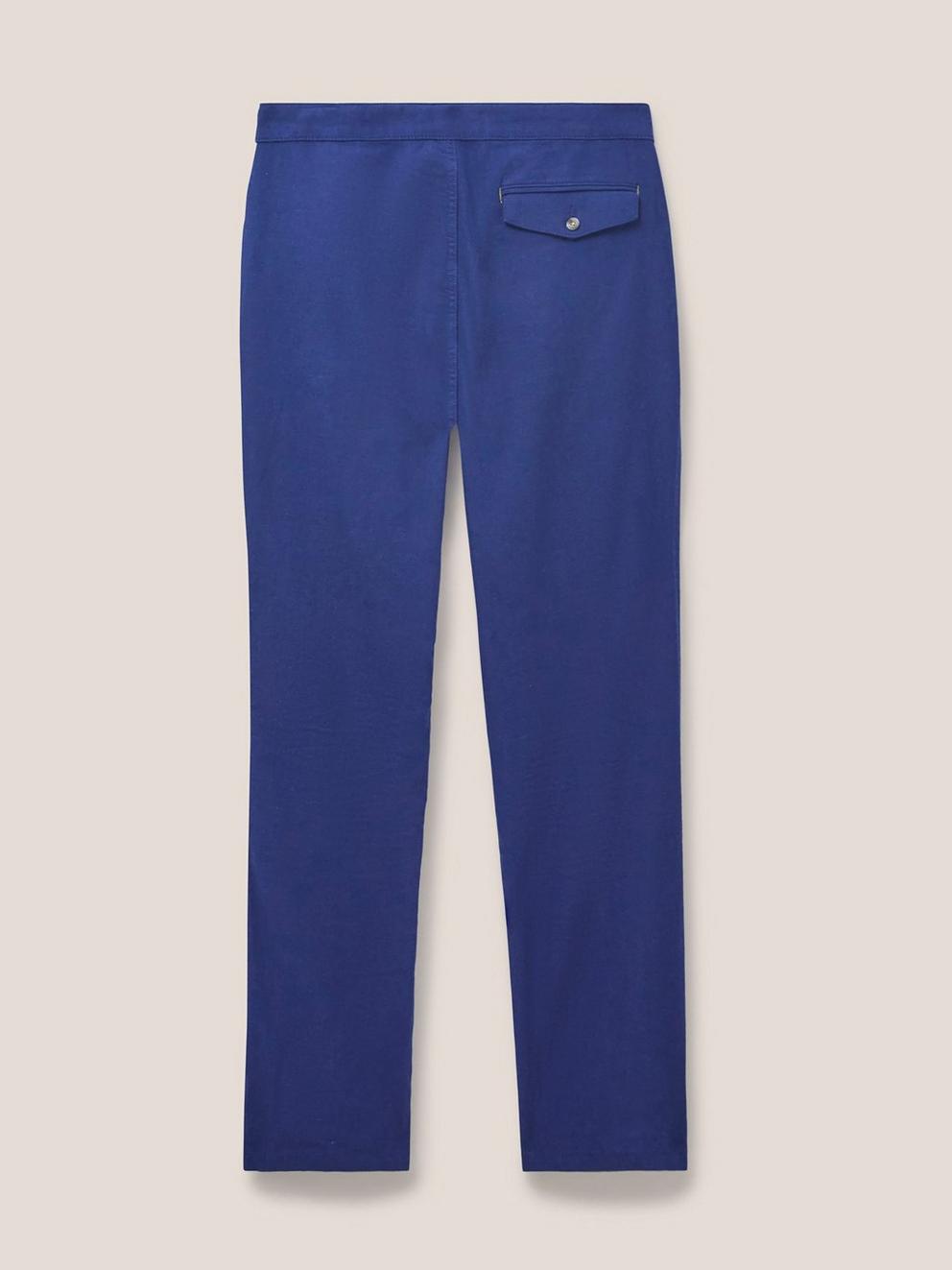 Blend Trouser Linen in DARK NAVY - FLAT BACK