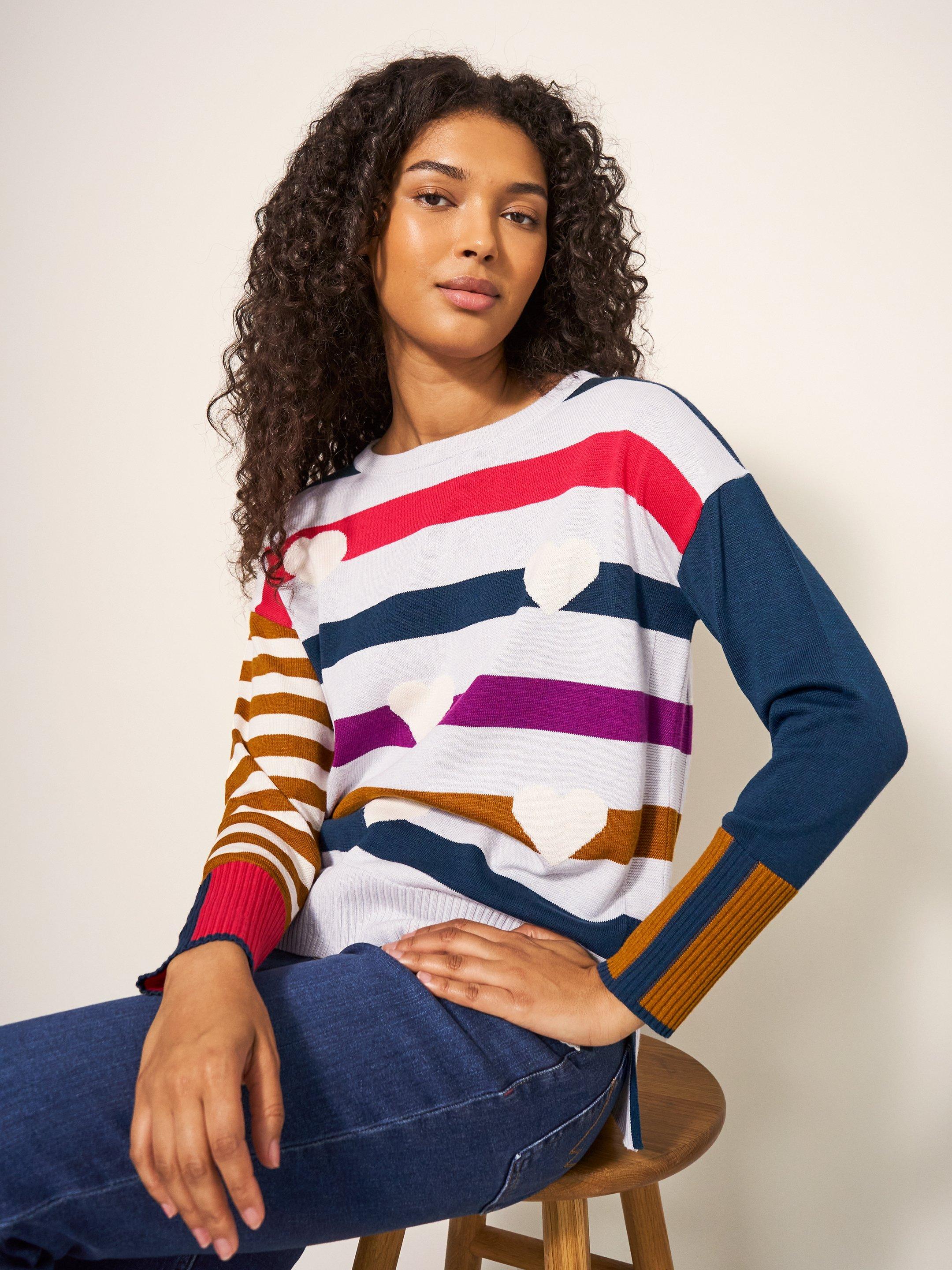 Heart jumper clearance womens