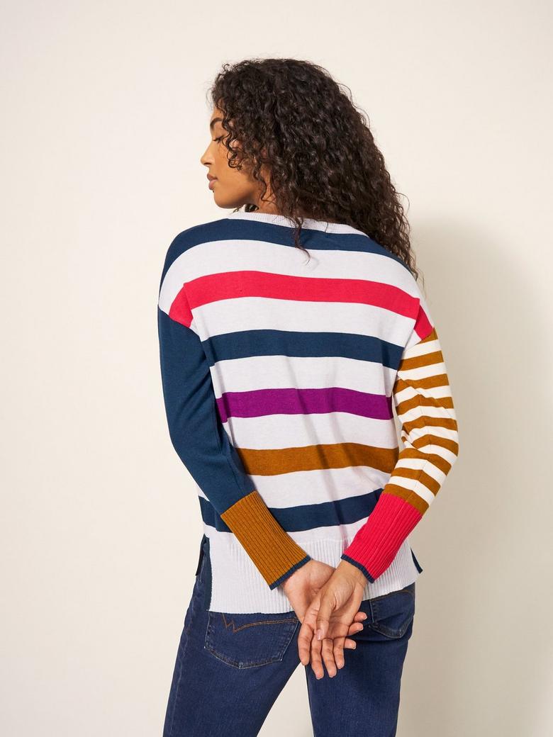 White Stuff Olive Women's Heat Jumper Ladies Crew Neck Organic Cotton