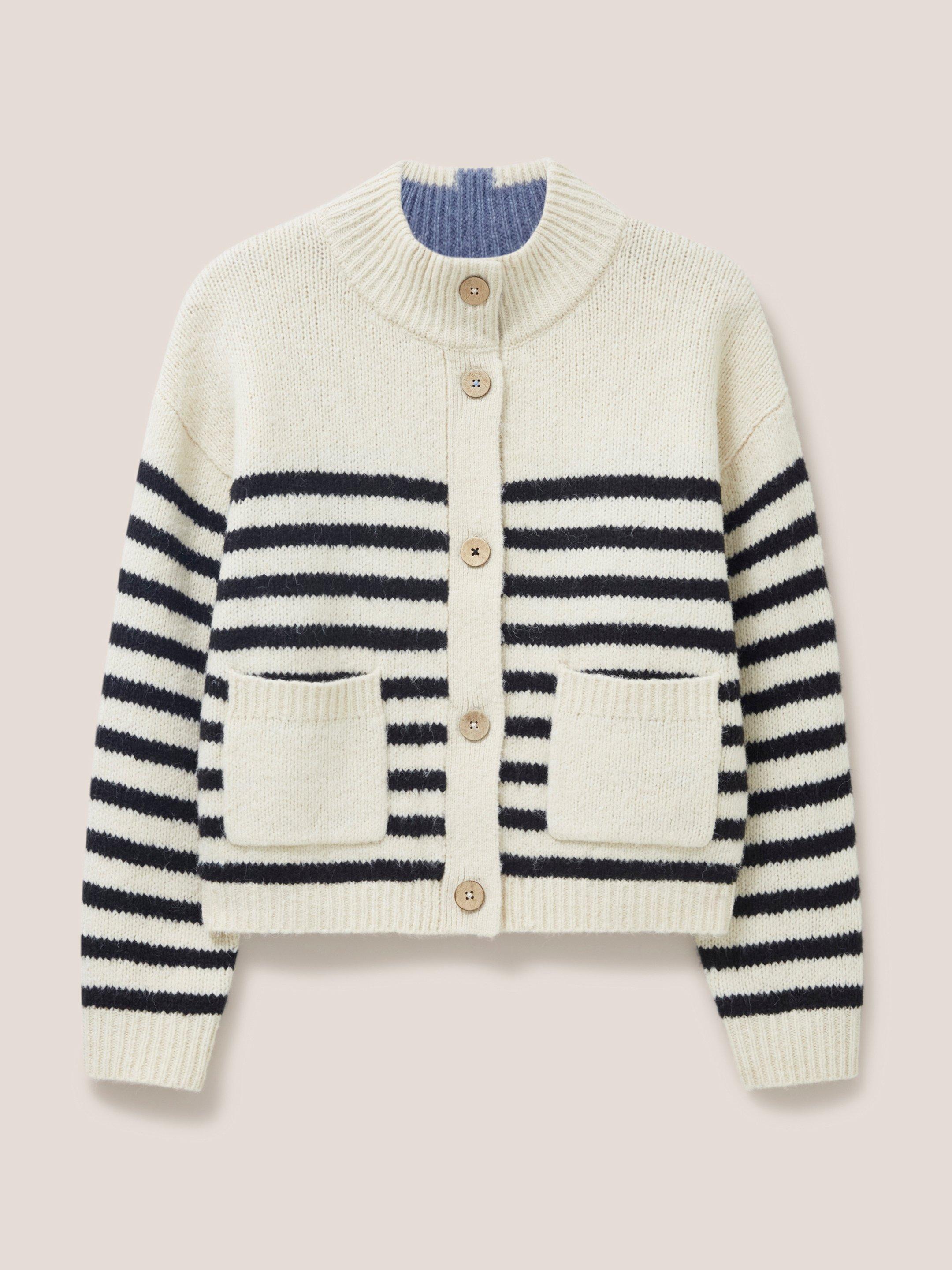BONNIE CARDI in IVORY MLT - FLAT FRONT