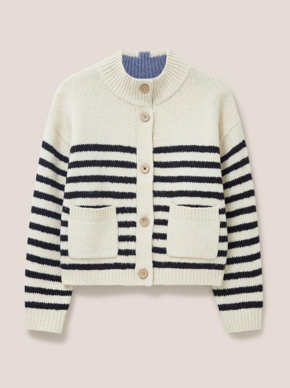 BONNIE CARDI in IVORY MLT - FLAT FRONT