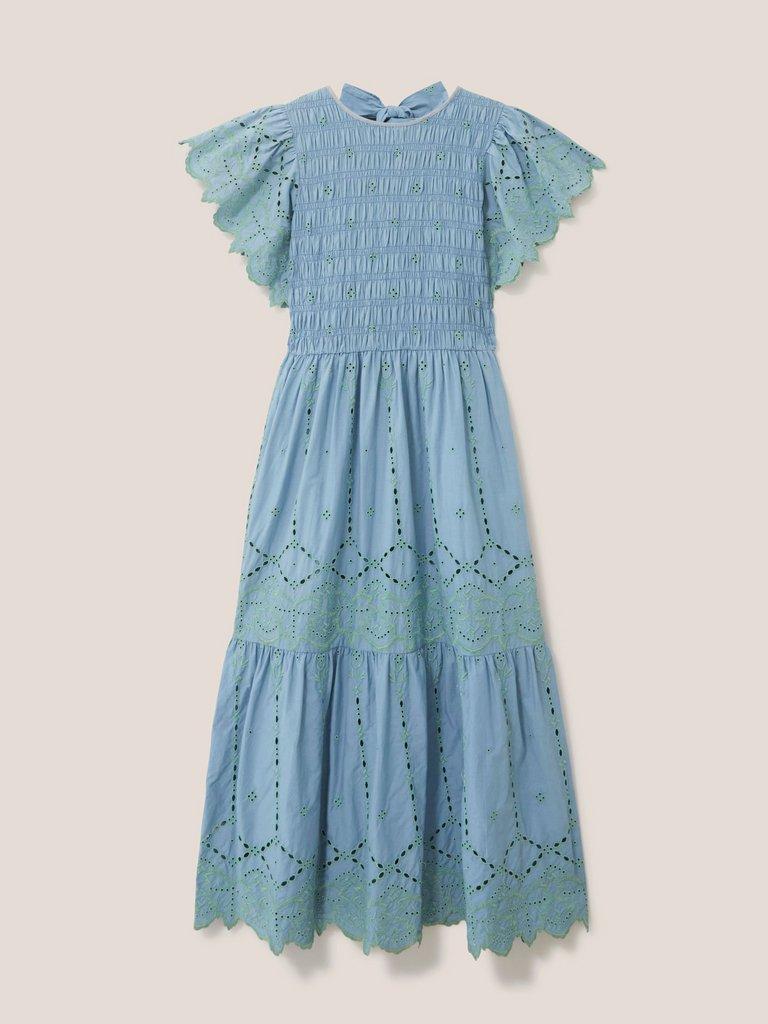jolene embroidered midi dress Jolene Dress-Red Gingham – Love Olive Co main image 1