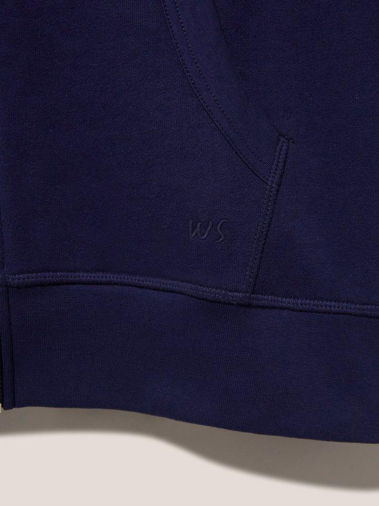 Hilton Hoodie in DARK NAVY - FLAT DETAIL