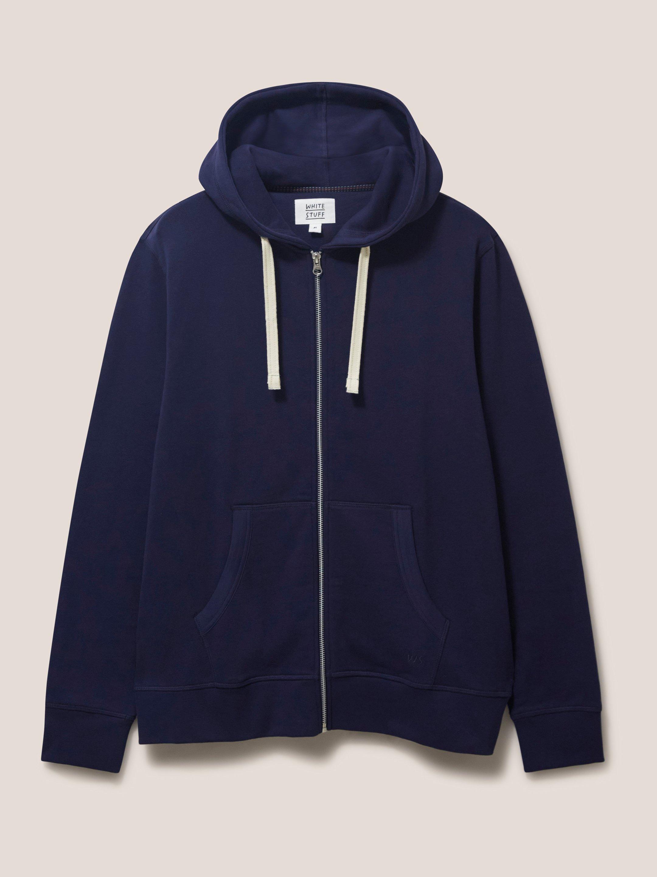 Hilton Hoodie in DARK NAVY - FLAT FRONT