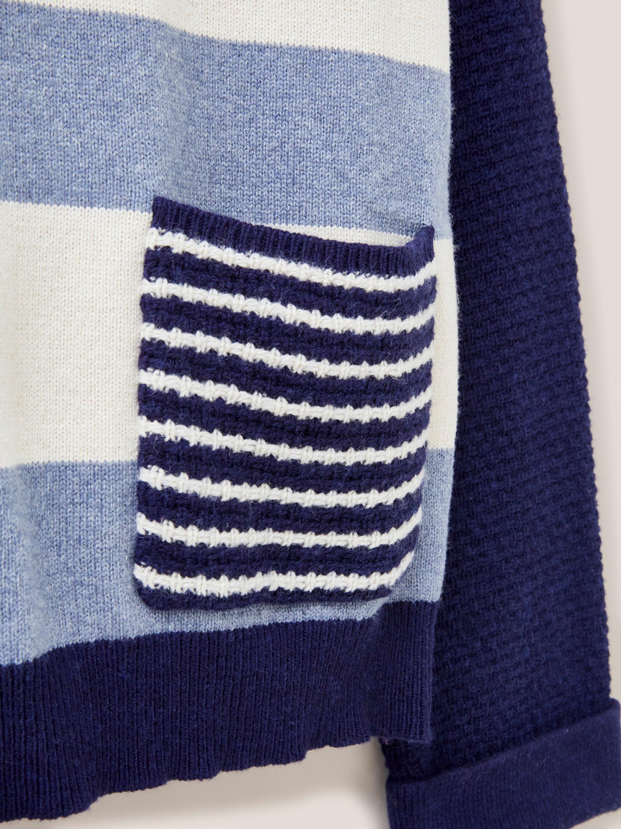 TYNE STRIPE JUMPER in TEAL MULTI | White Stuff