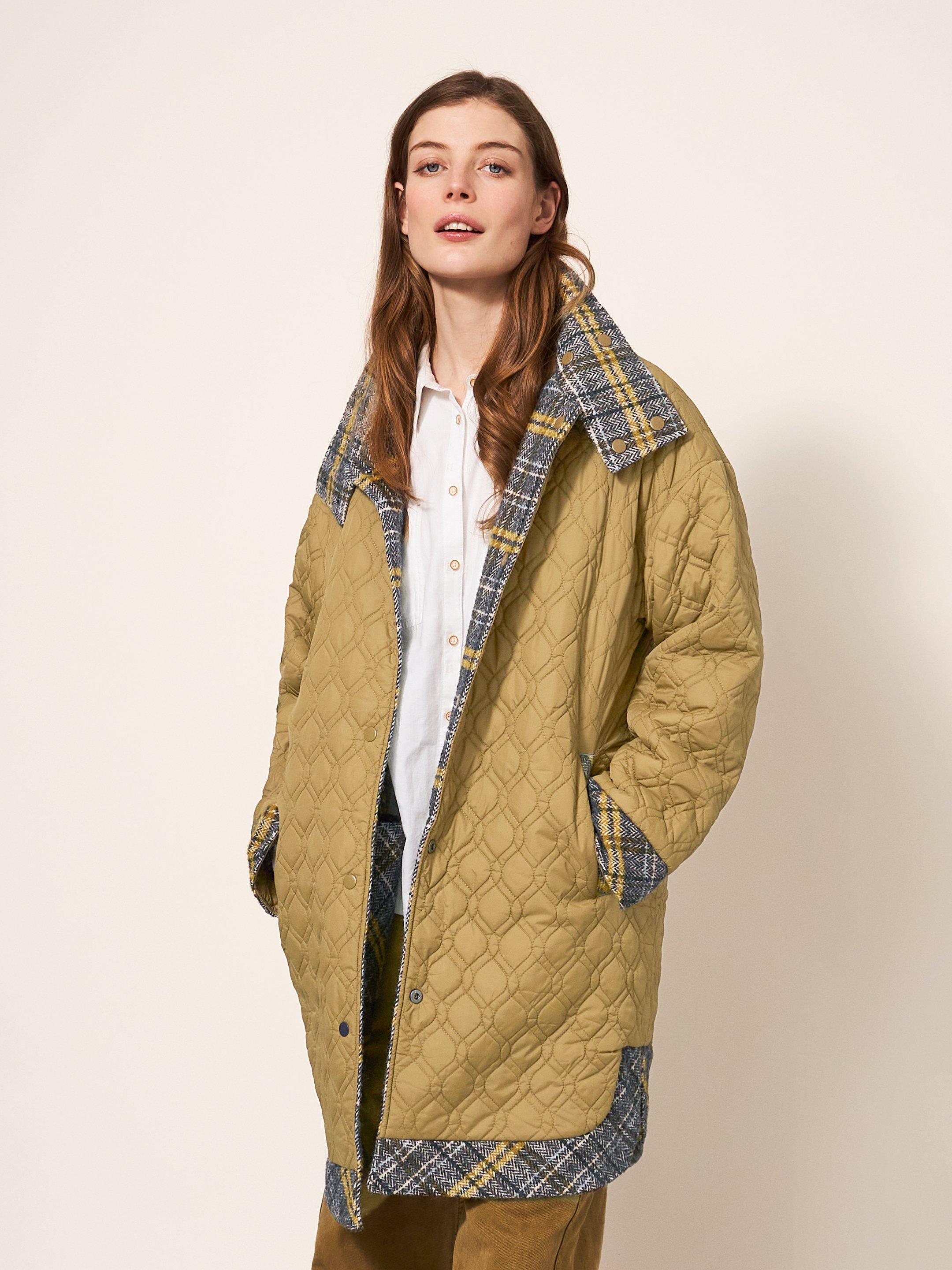 Mandy grey shapes midi length dress / coat