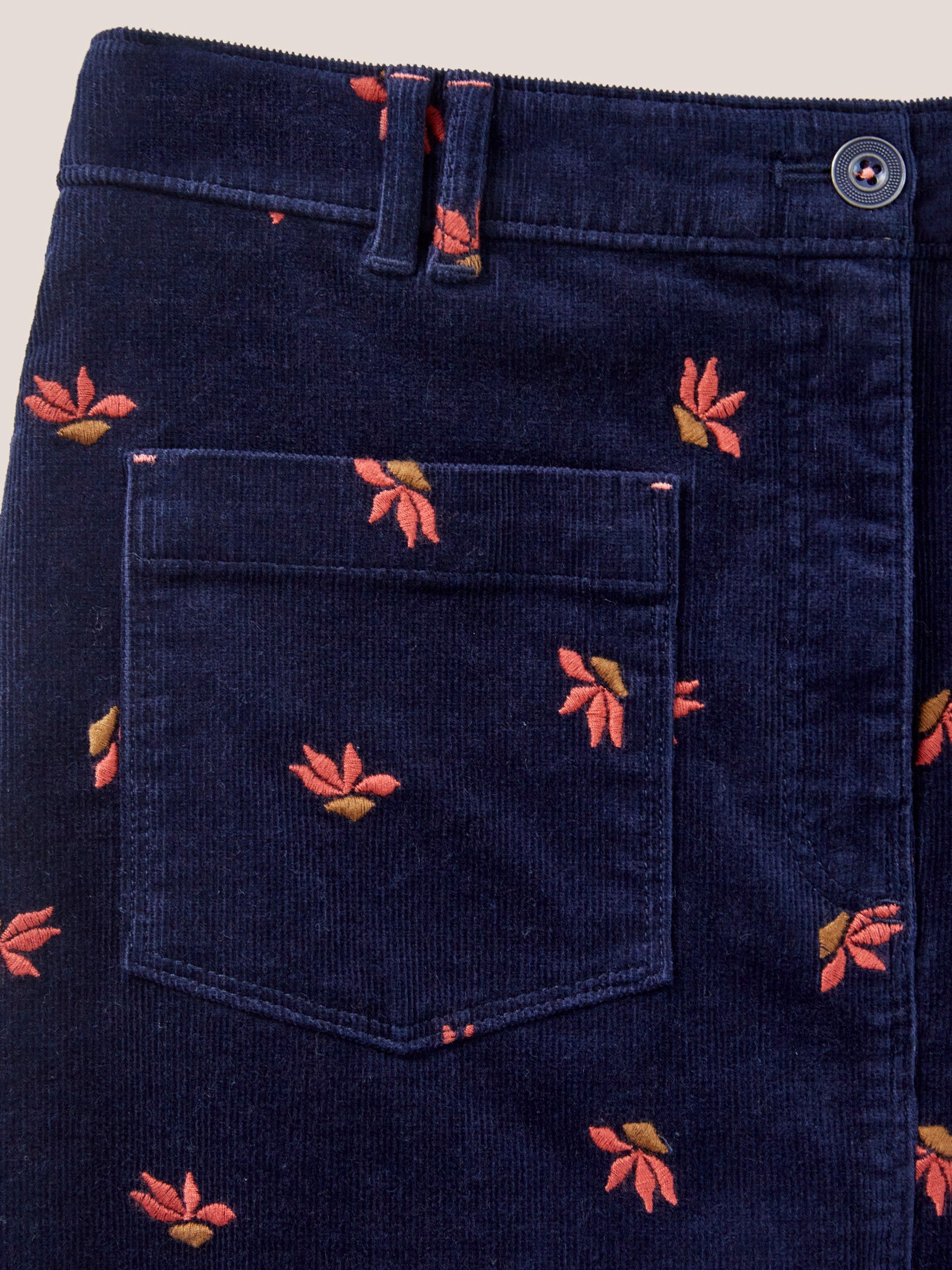 Squirrel Away Cord Midi Skirt