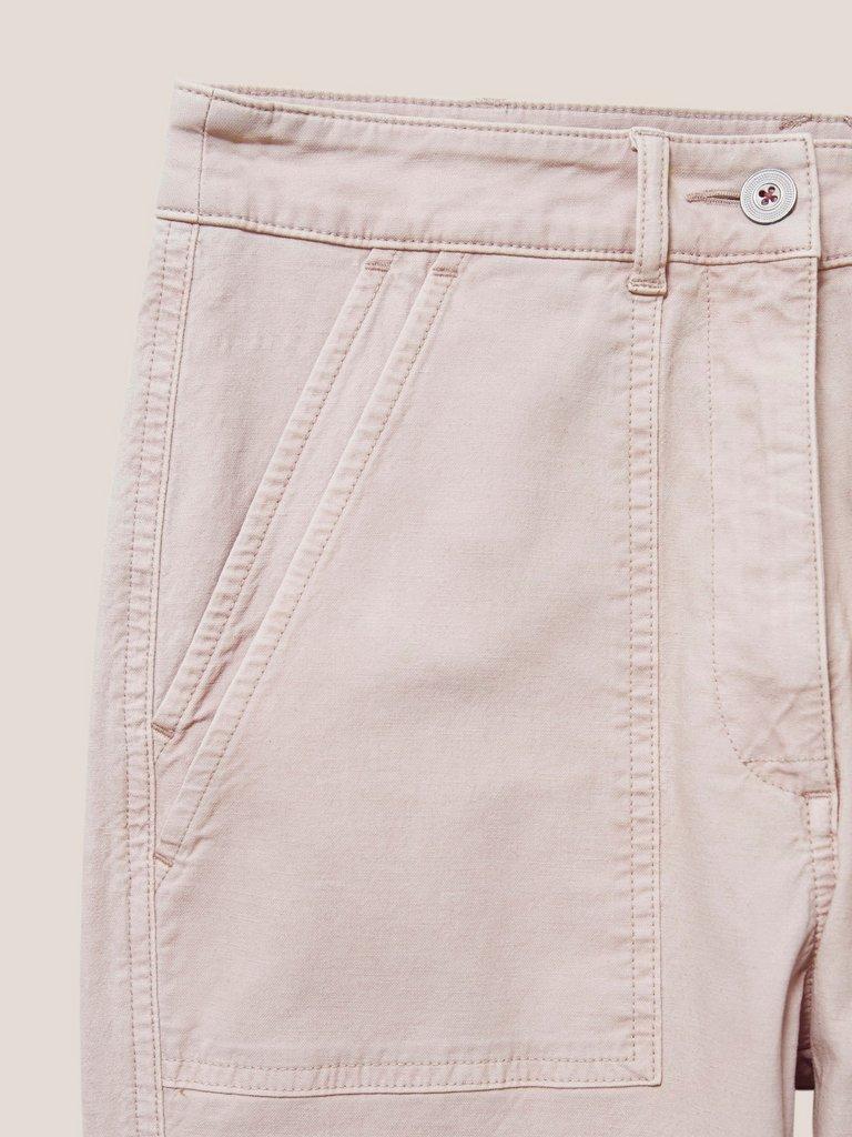 Twister Tea Dye Chino in DUS PINK - FLAT DETAIL