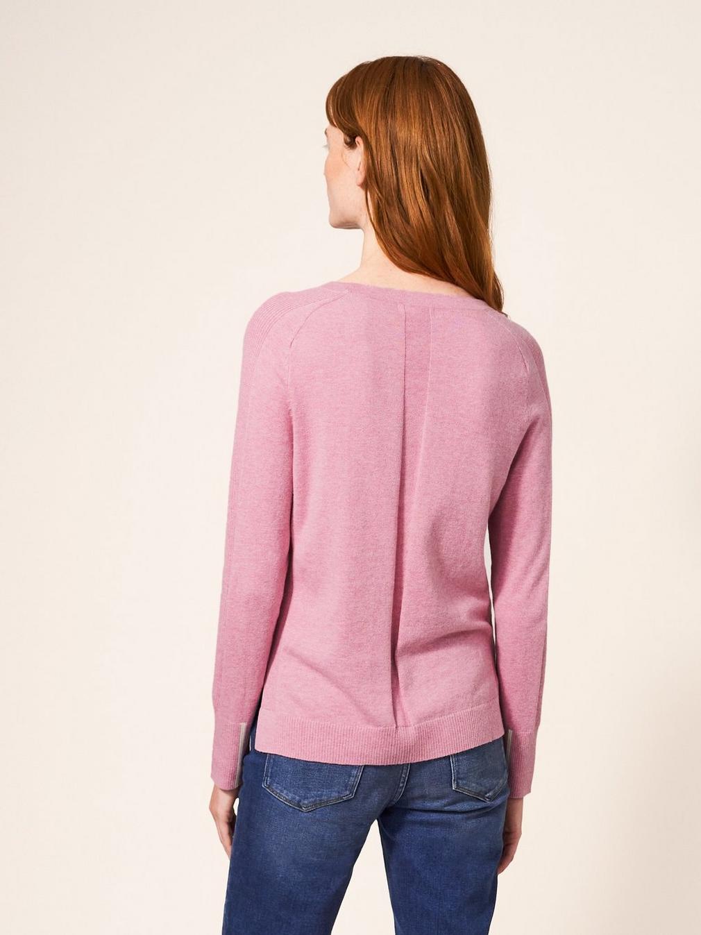 URBAN JUMPER in LGT PINK - MODEL BACK