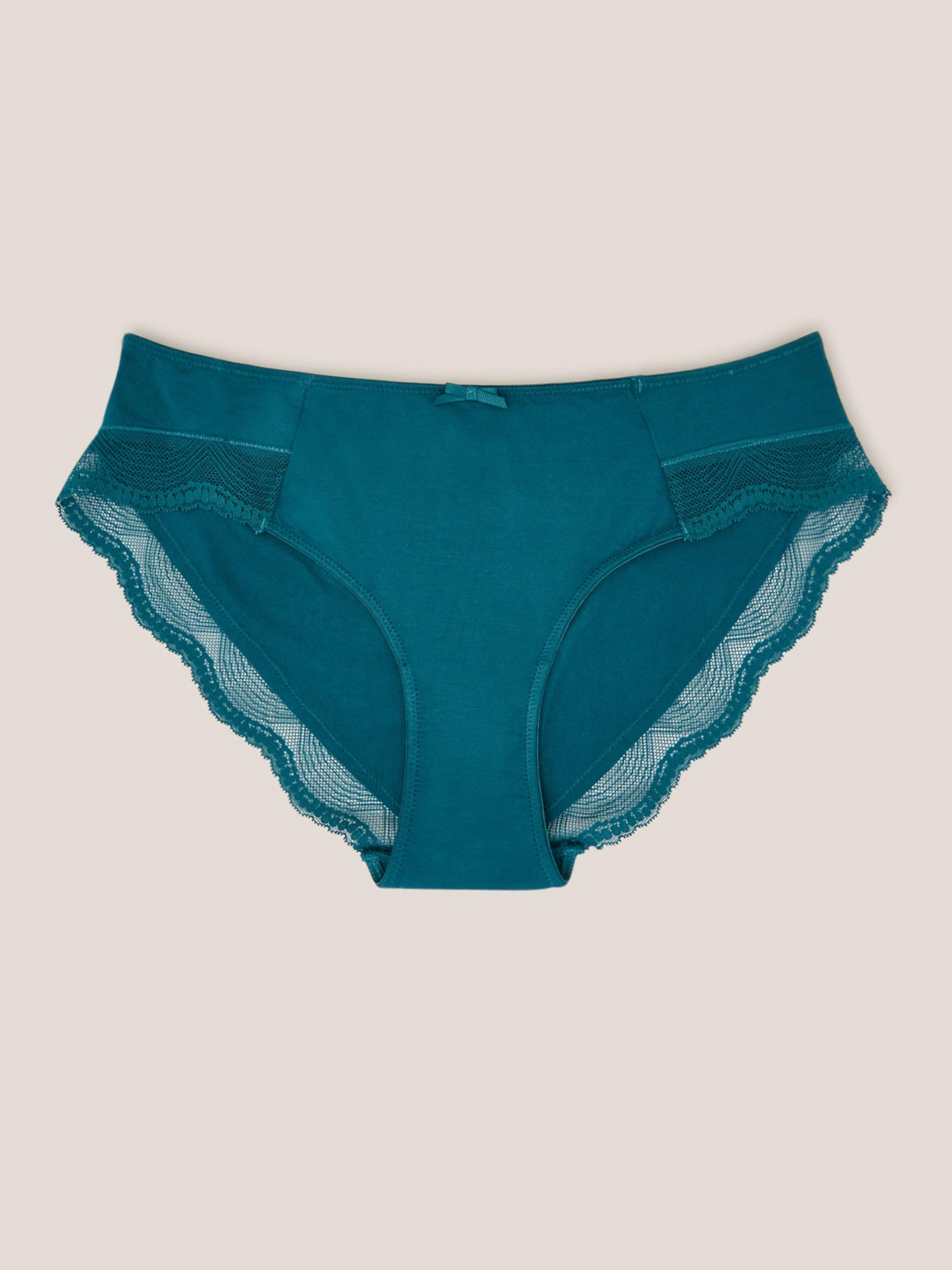 Shortie in MID TEAL - FLAT FRONT