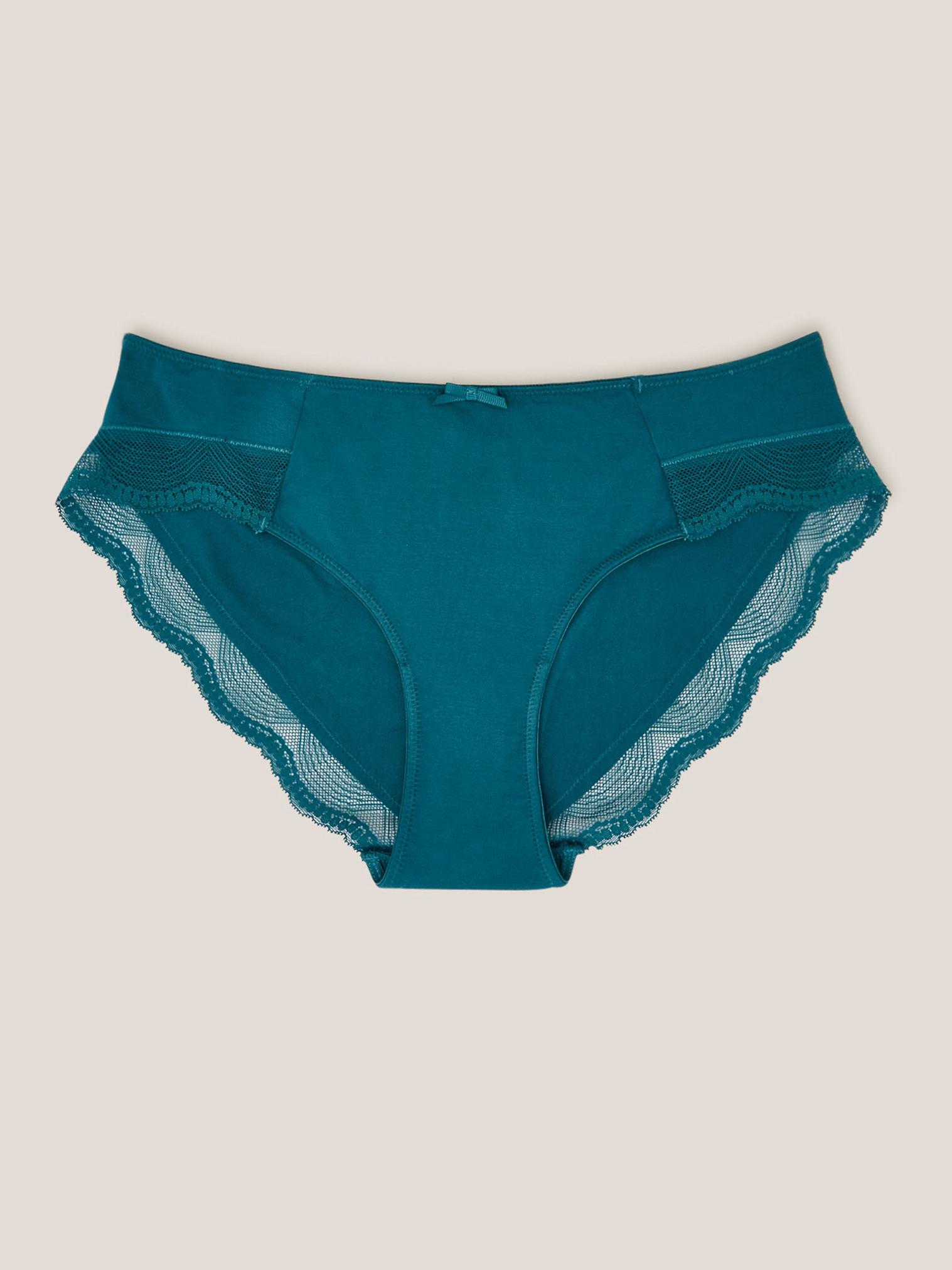 Shortie in MID TEAL - FLAT FRONT