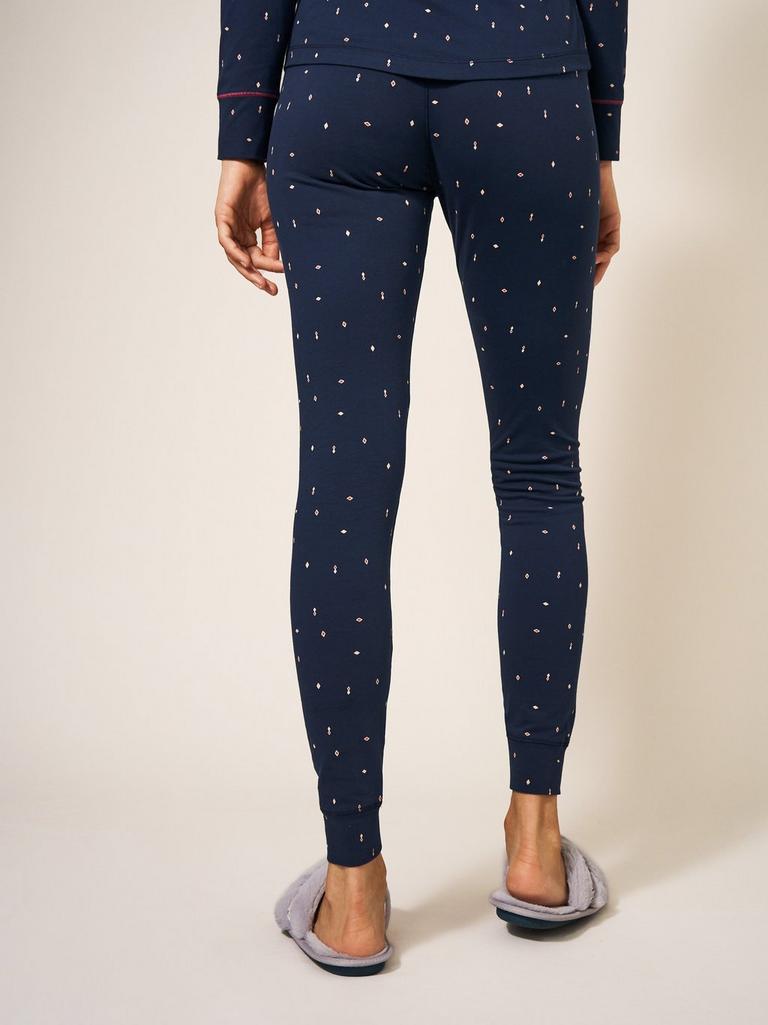 Selena Jersey Legging in NAVY MULTI