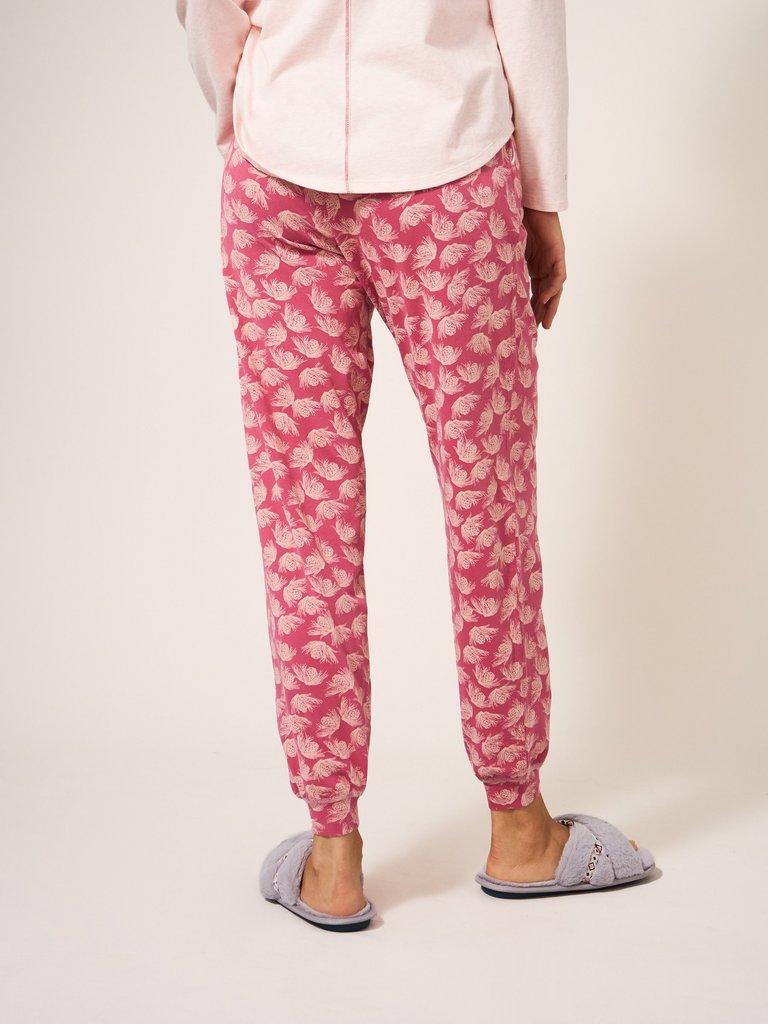 Freya Jersey Jogger in PINK MLT - MODEL BACK