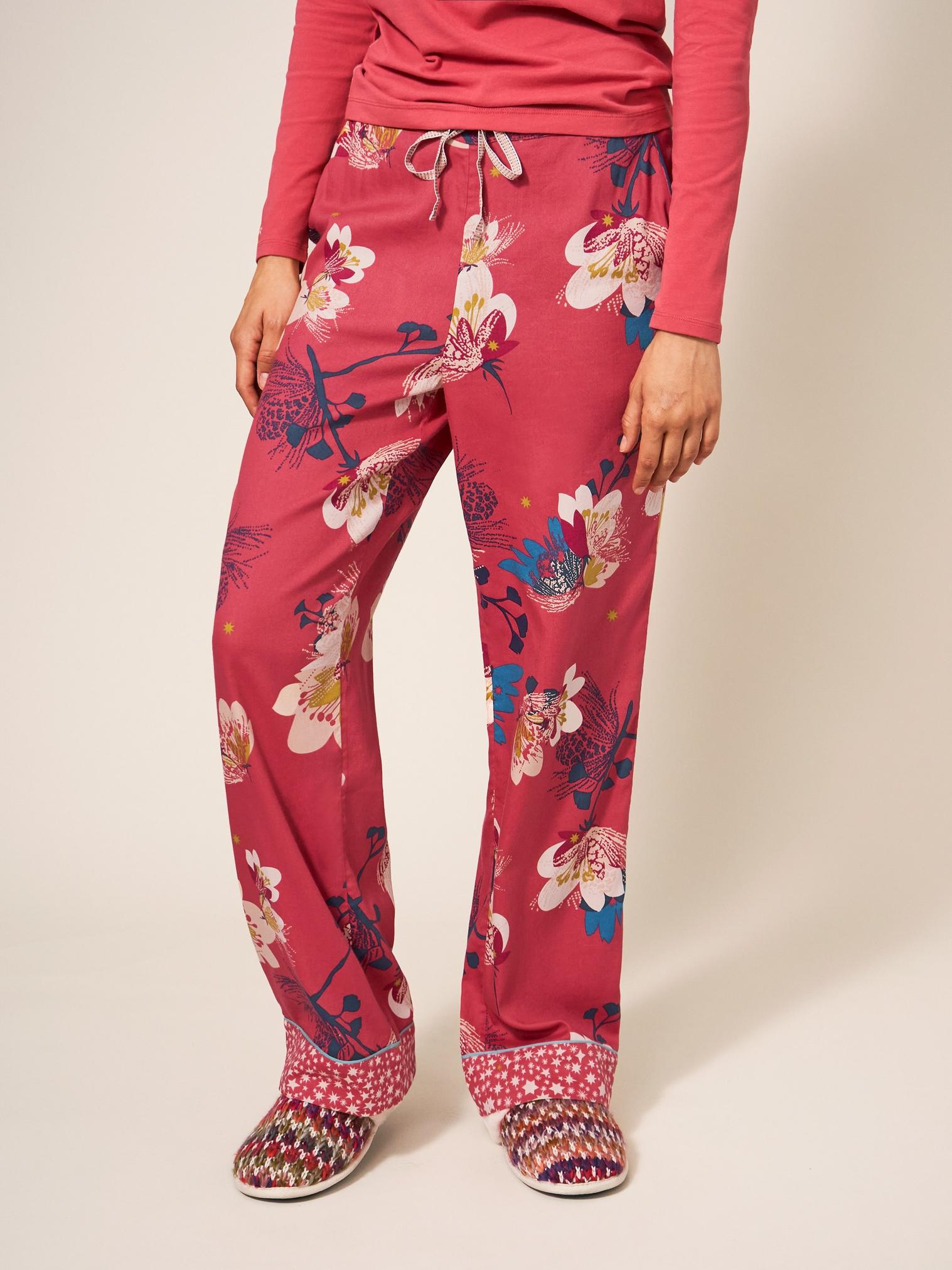 Womens red best sale pyjama bottoms