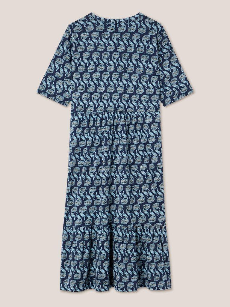 Naya Soft Jersey Dress in NAVY PRINT | White Stuff