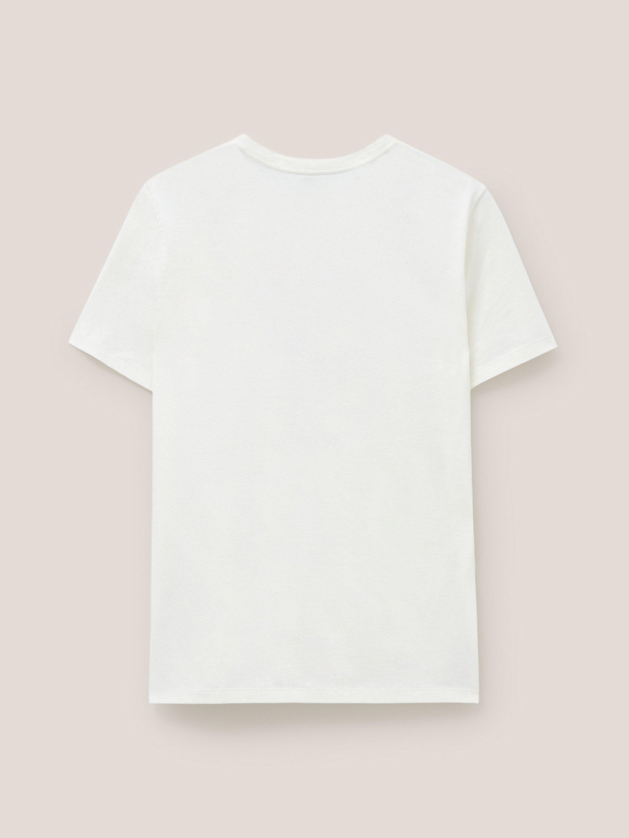 Chairman Graphic Tee in NAT WHITE - FLAT BACK