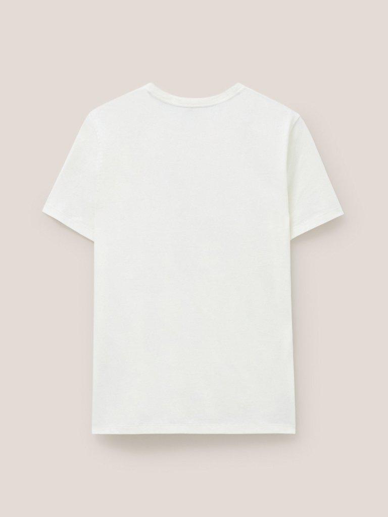 Chairman Graphic Tee in NAT WHITE - FLAT BACK