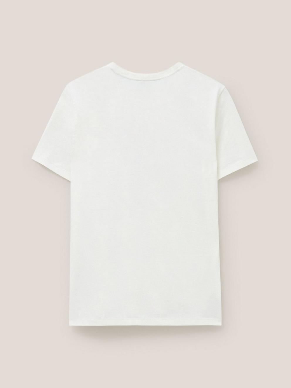 Chairman Graphic Tee in NAT WHITE - FLAT BACK