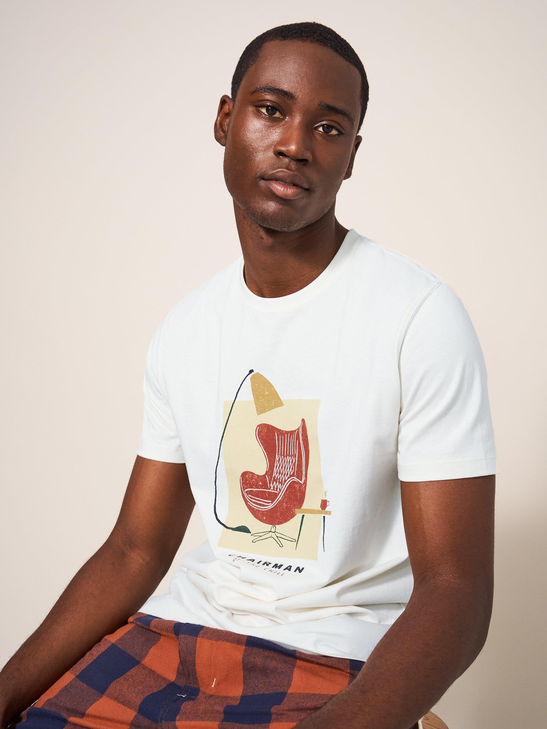 Chairman Graphic Tee in NAT WHITE - LIFESTYLE