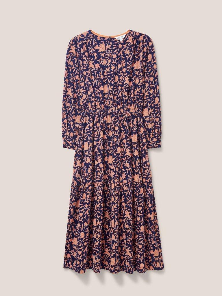 Olive Jersey Dress in NAVY PR - FLAT FRONT