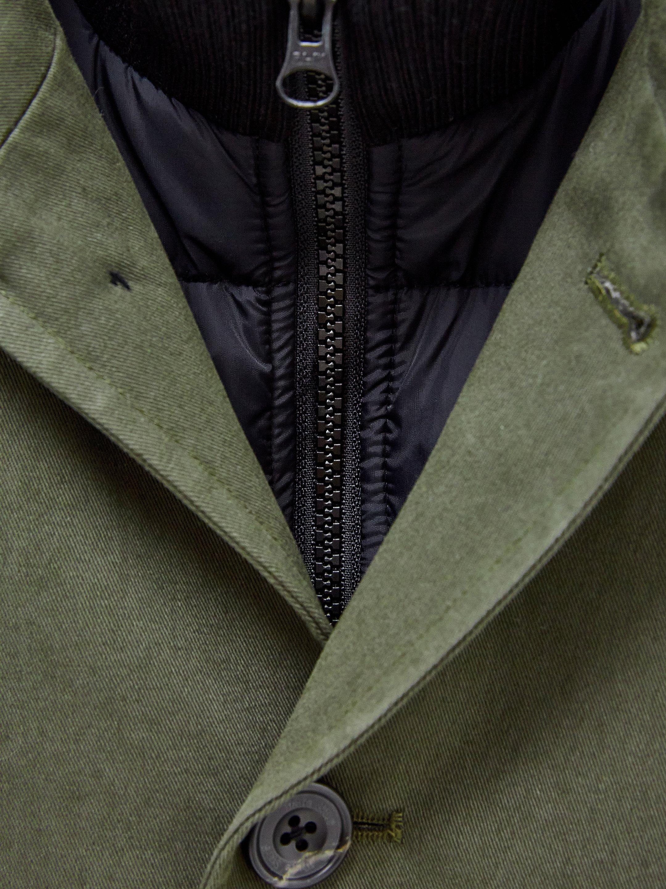 Mens green mac outlet coat