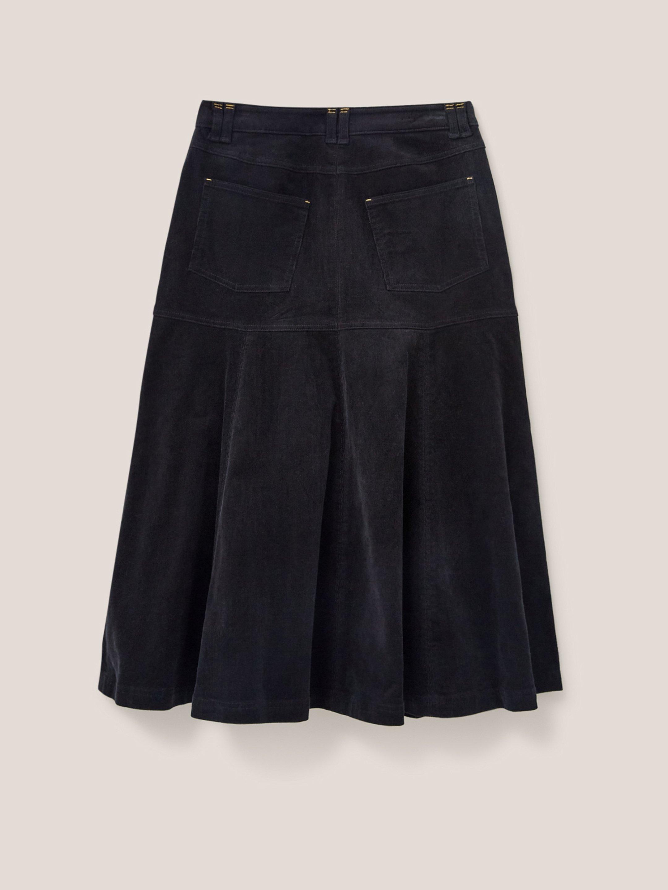 Black corduroy skirt clearance queen