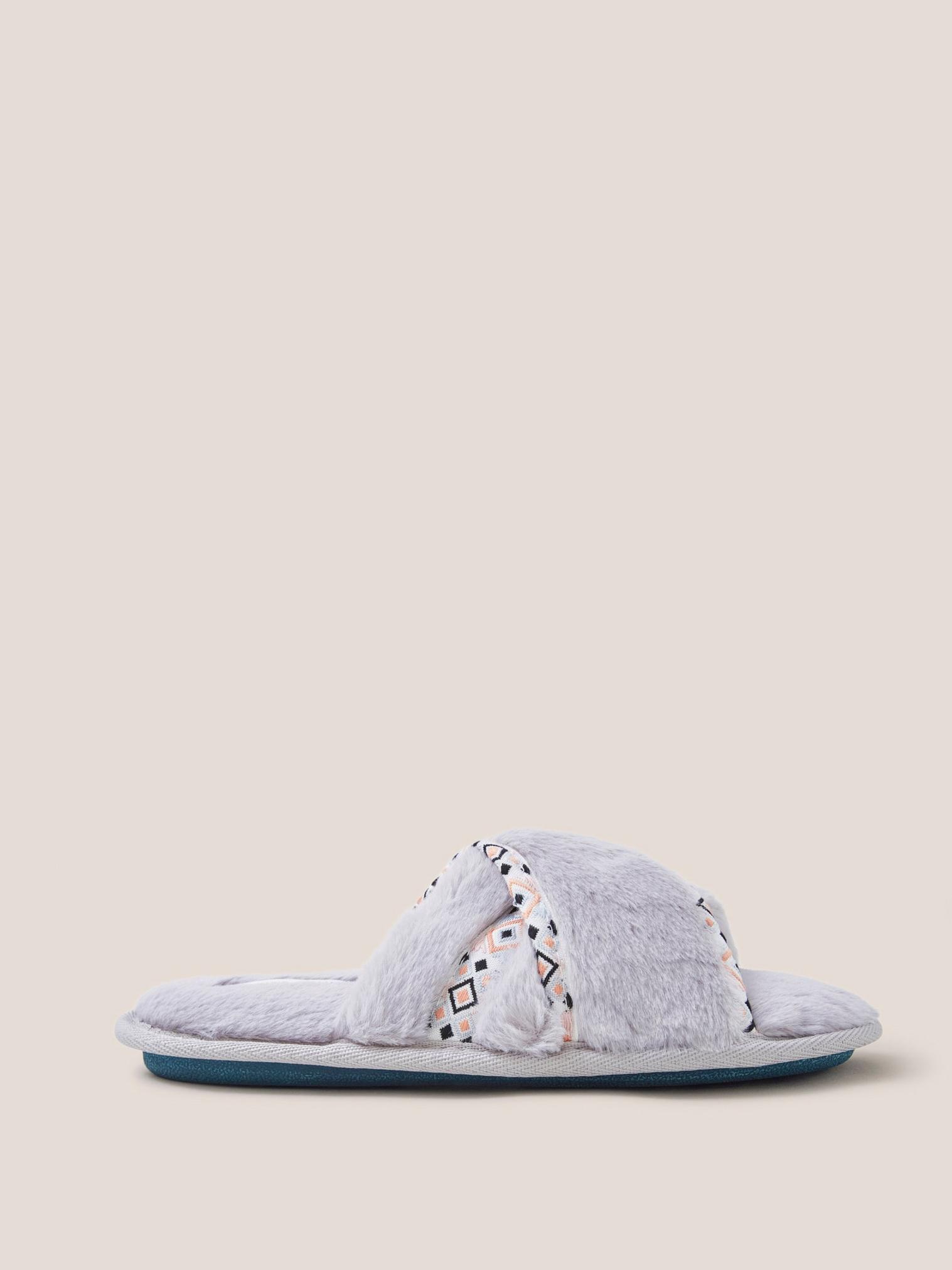 Open toe discount slippers river island