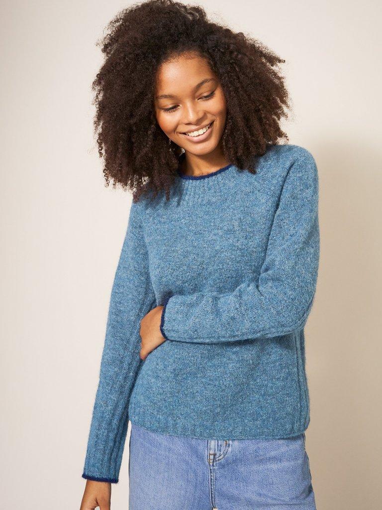 Blue 2025 grey jumper