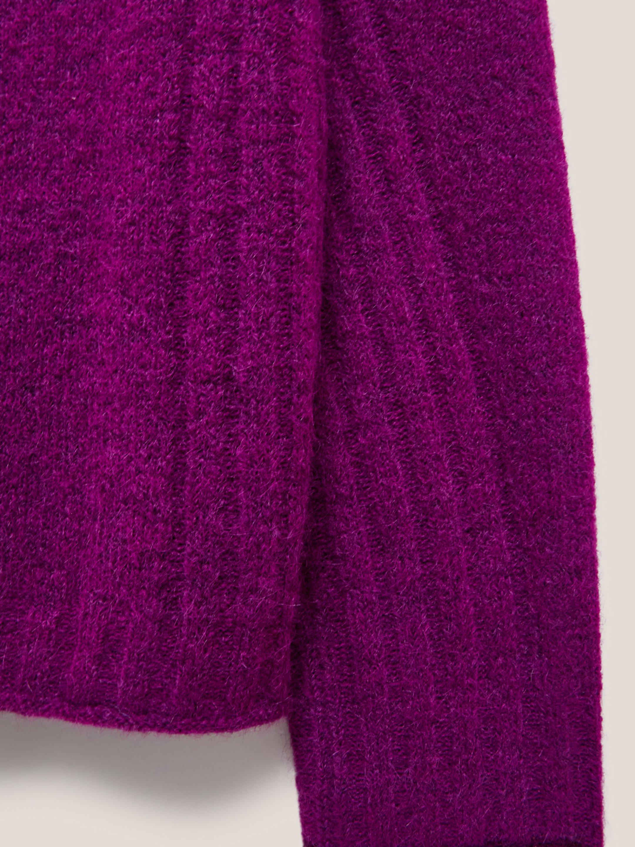 MEDWAY JUMPER in MID PINK - FLAT DETAIL