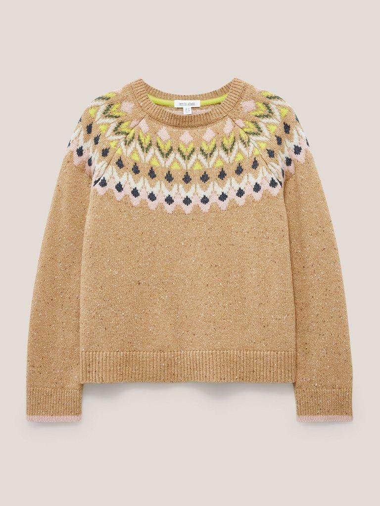 FLORA FAIRISLE in NATURAL MULTI | White Stuff