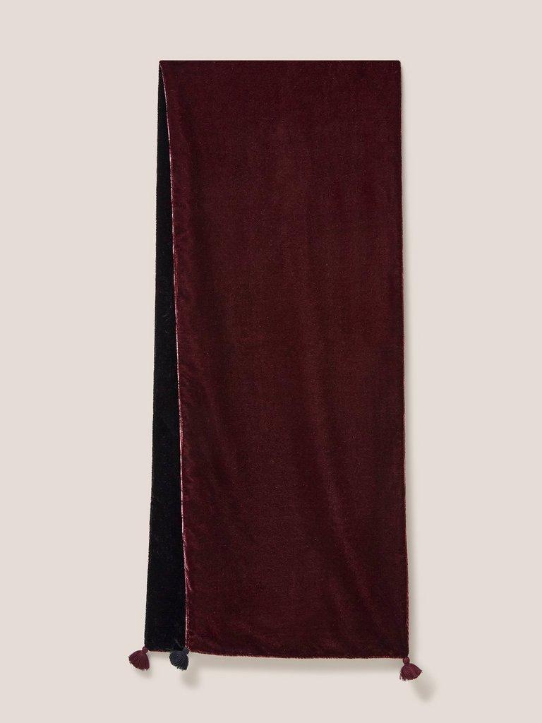 Classic Velvet Scarf in DUS PINK - FLAT FRONT