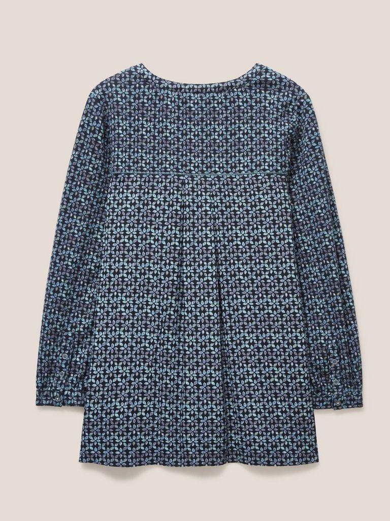 TIA TUNIC in TEAL PR - FLAT BACK