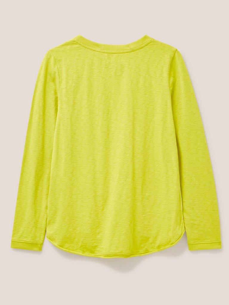 CASSIE TEE in DP YELLOW - FLAT BACK