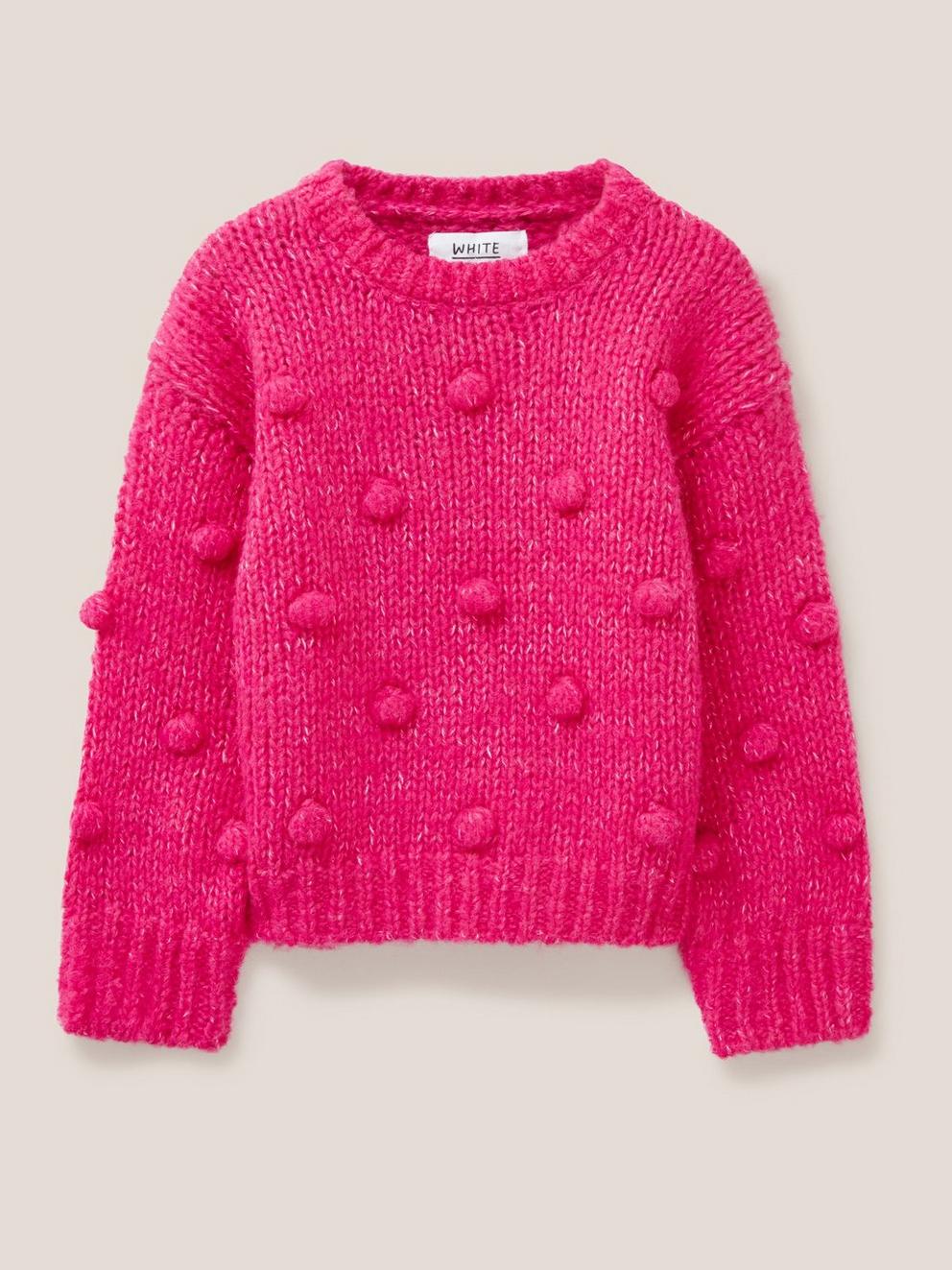 Bobble Jumper (Kids) in BRT PINK - FLAT FRONT