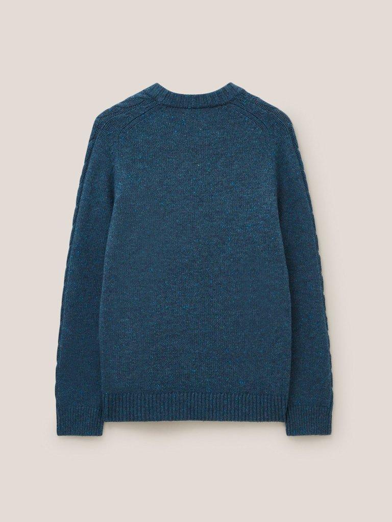 Arundel Crew in DK TEAL - FLAT BACK