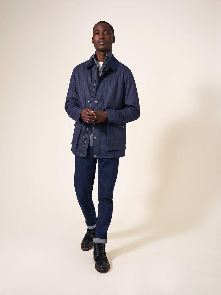 Waxed Jacket in DARK NAVY | White Stuff