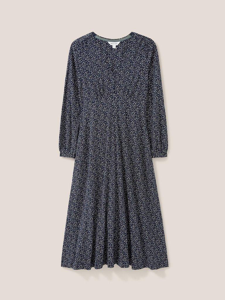 Megan Jersey Dress in NAVY MULTI | White Stuff