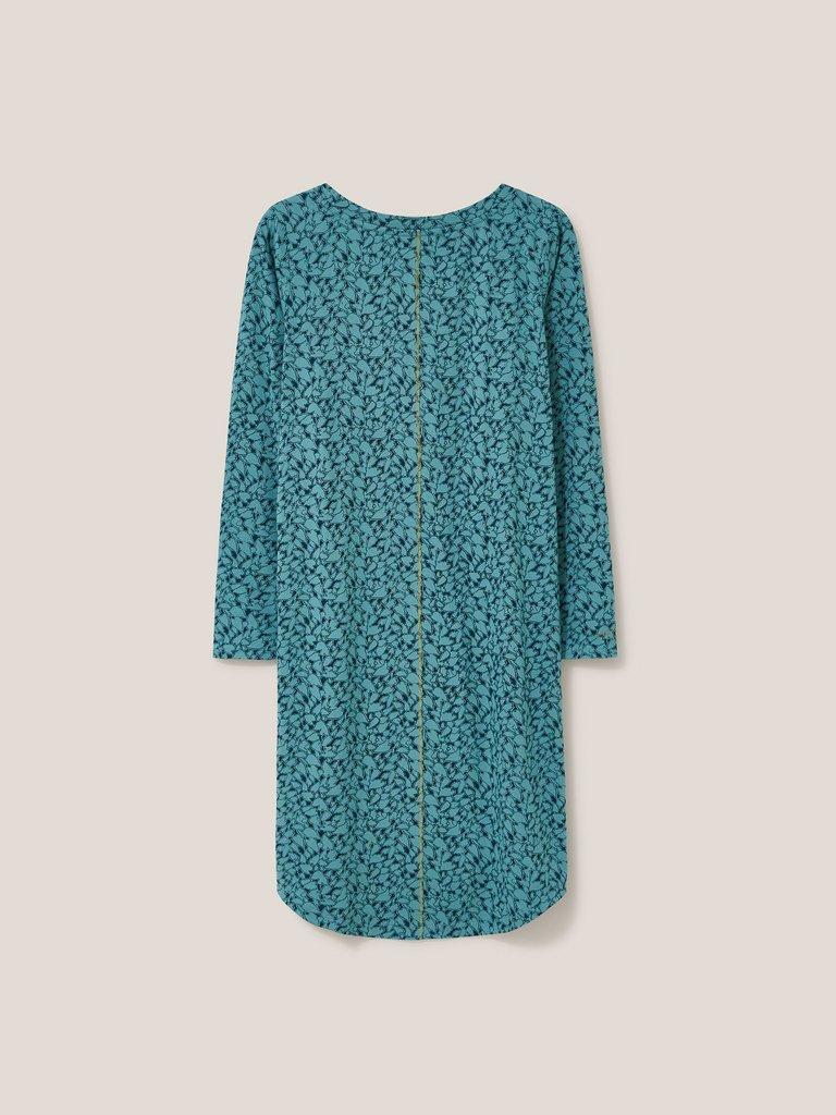 Eva Jersey Nightie in TEAL MULTI White Stuff