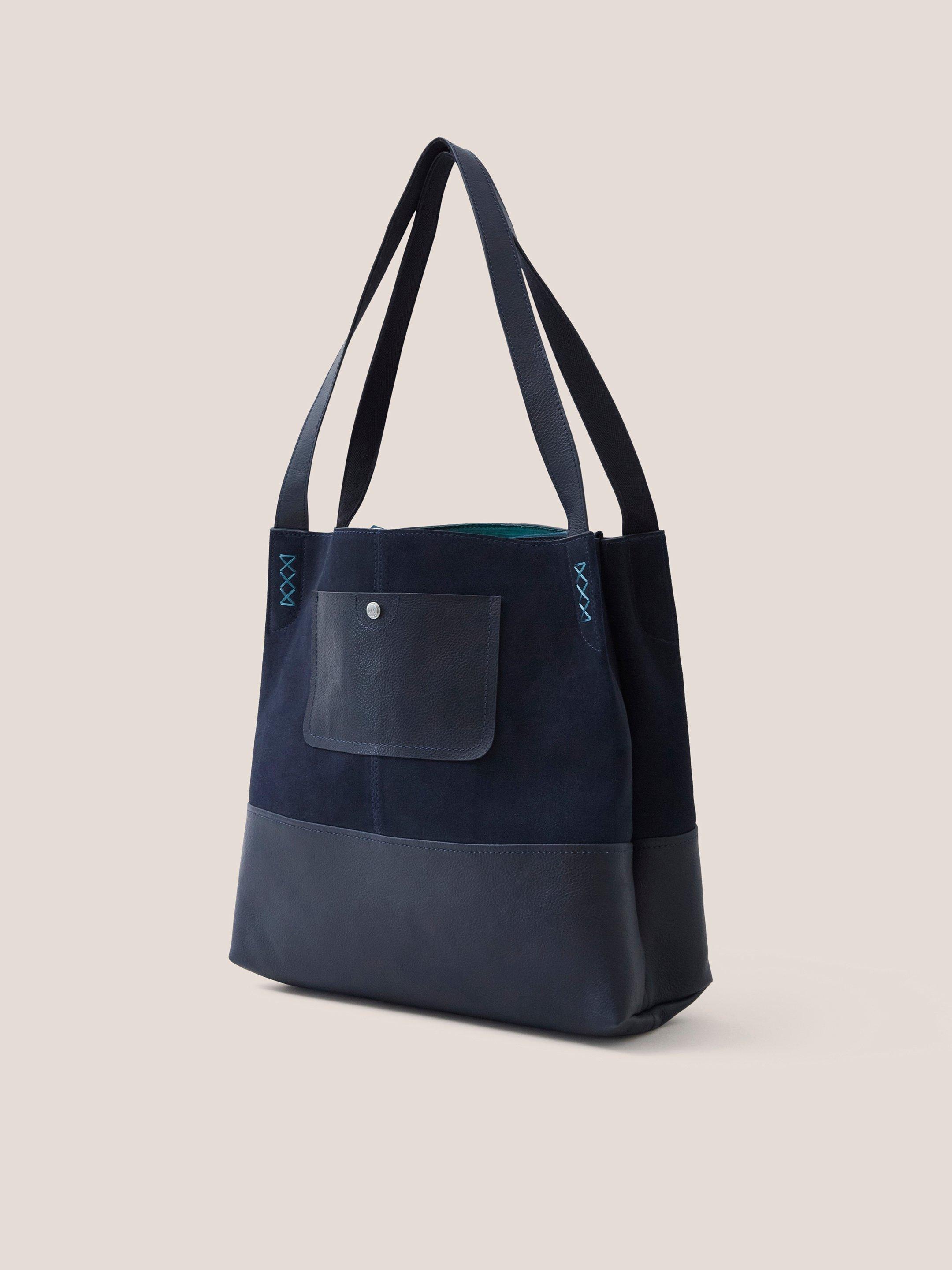 White Stuff Sebby Leather Sling Bag - Navy - Women