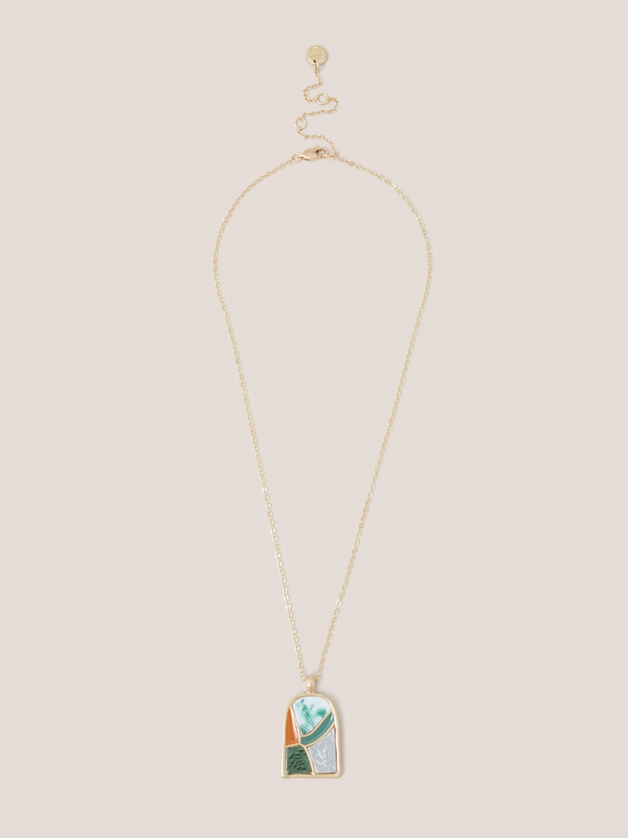 Kendra Scott Inez Long Pendant Necklace - 30" Chain, Oval Stone, Adjustable Closure, Fashion Jewelry