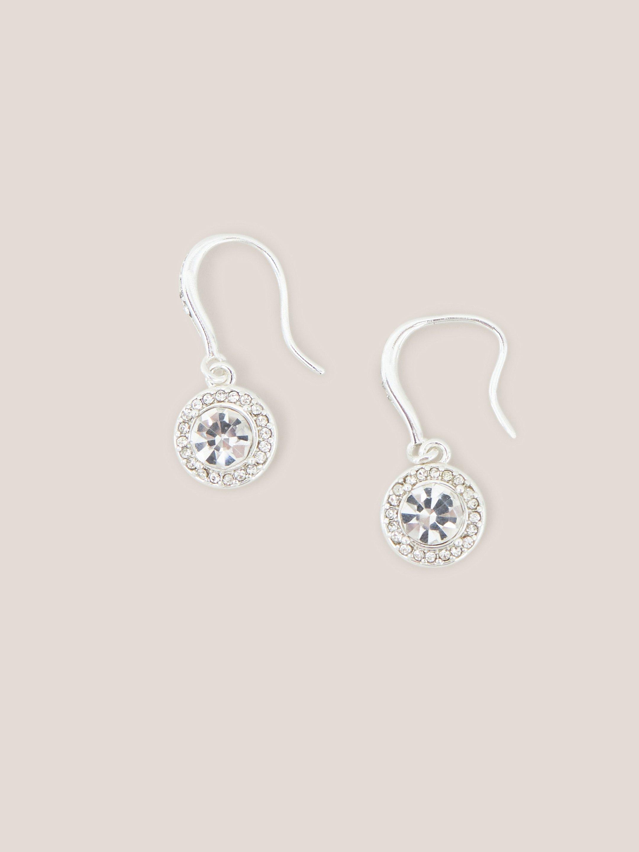 Silver Plated Drop Earrings