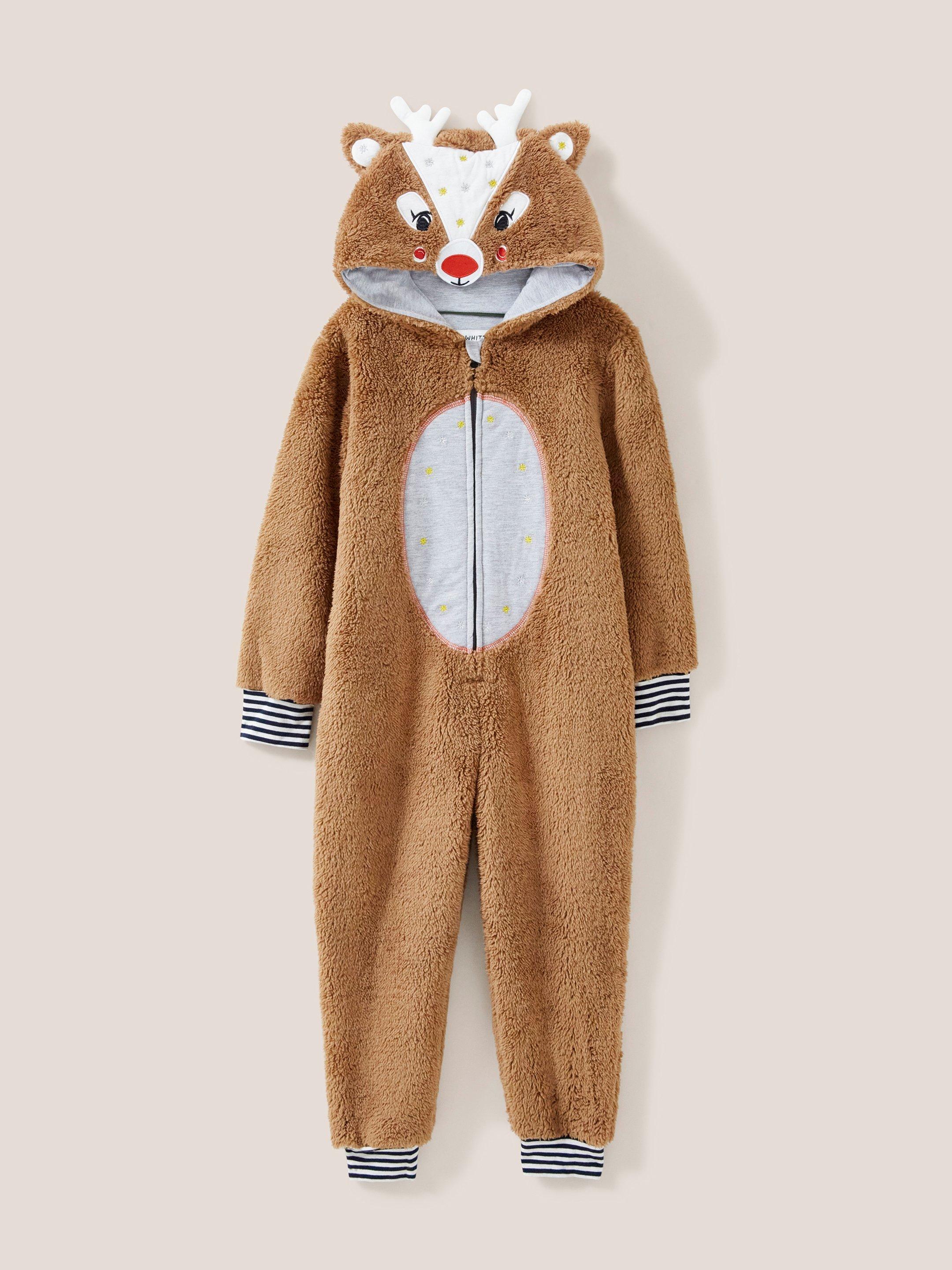 Reindeer onesie discount