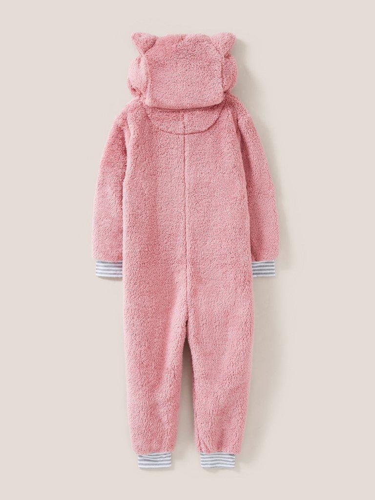 Squirrel Onesie in LGT PINK - FLAT BACK