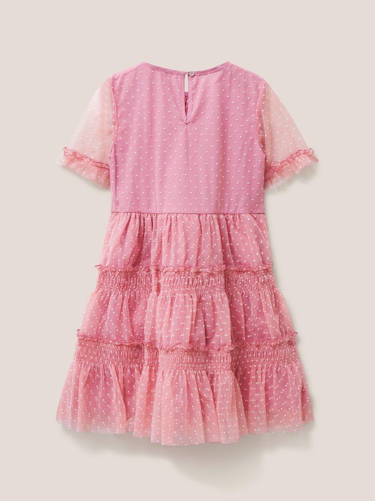 Tuelle Party Dress in DUS PINK - FLAT BACK