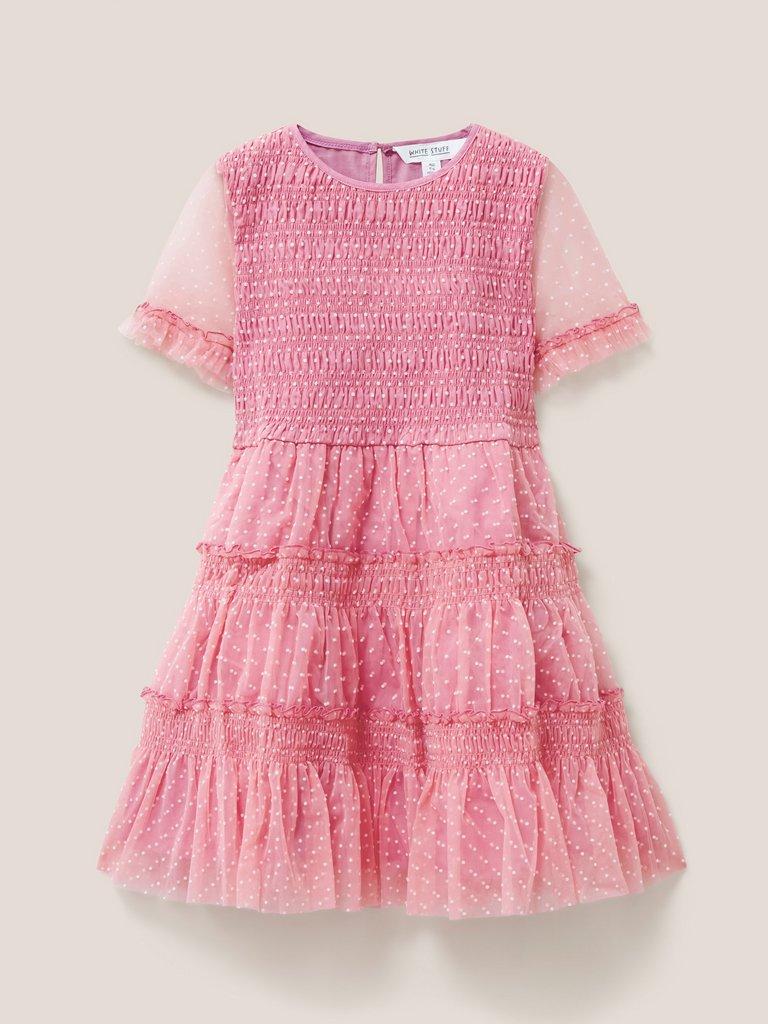 Tuelle Party Dress in DUSTY PINK | White Stuff