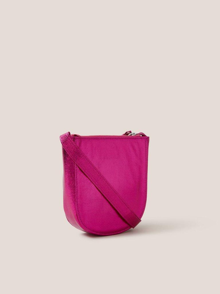 Metallic Bag  in BRT PINK - FLAT BACK